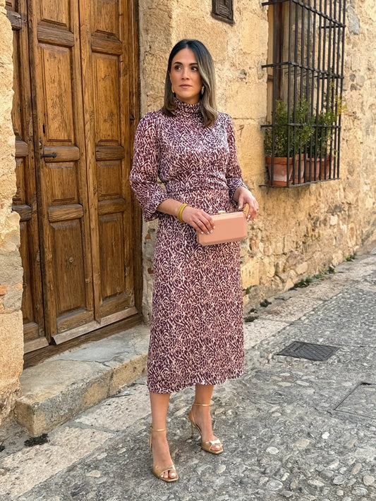 Tina — Vestido Floral de Fiesta