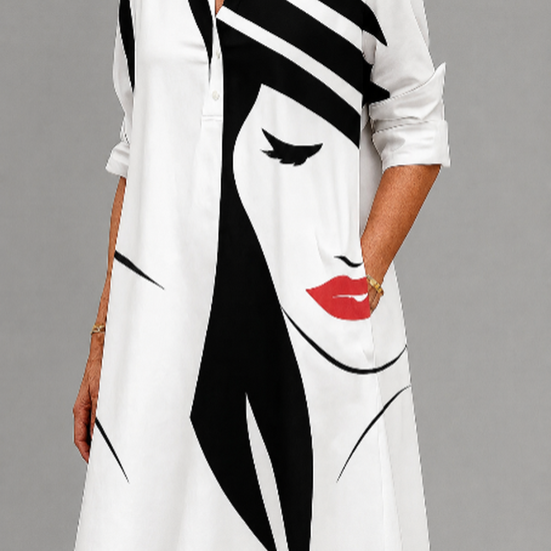 Yvette — Vestido Midi Atemporal