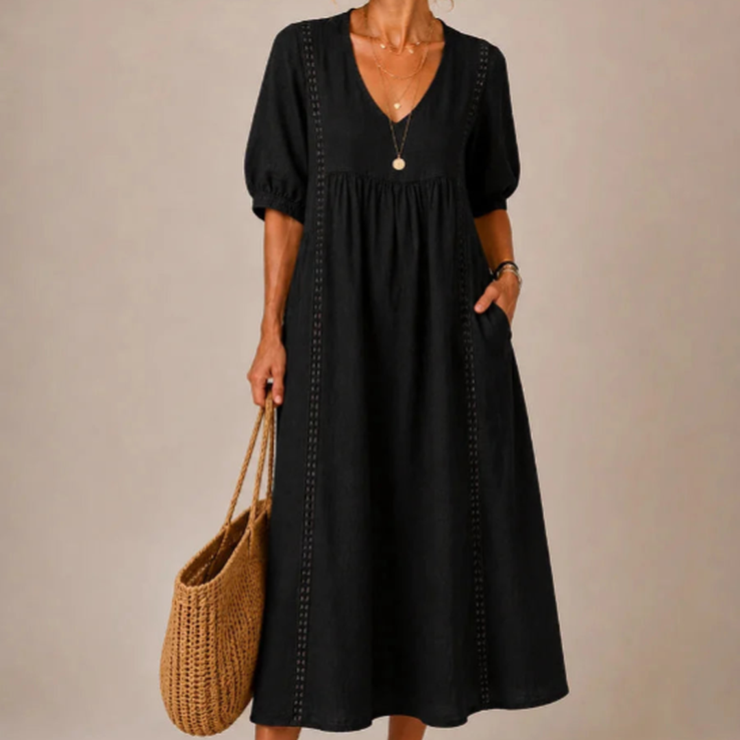 Sefi — Vestido Midi de Lino