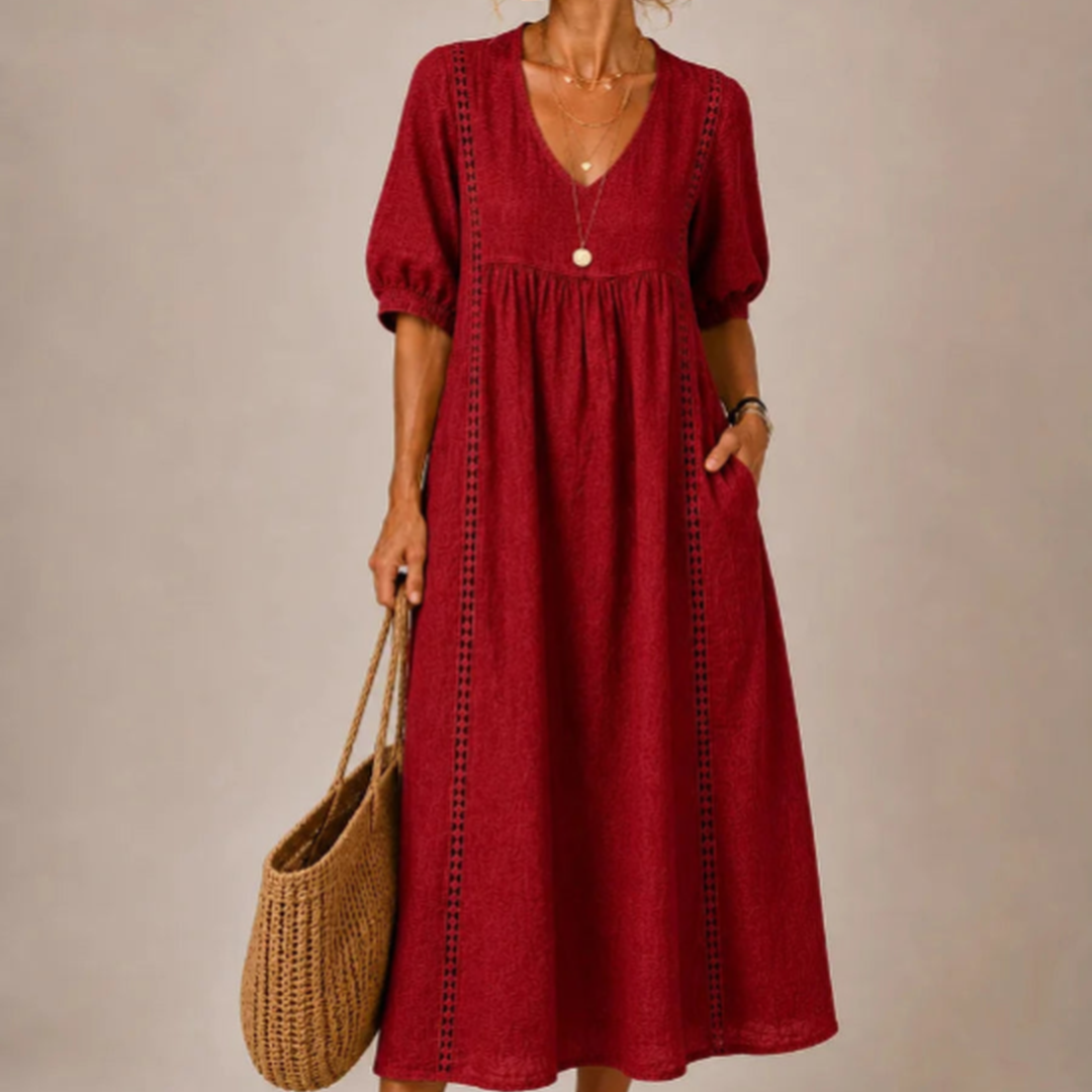 Sefi — Vestido Midi de Lino