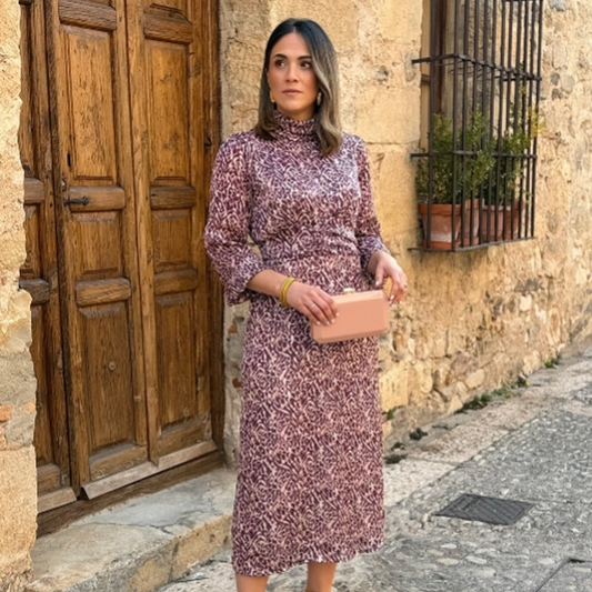 Tina — Vestido Floral de Fiesta