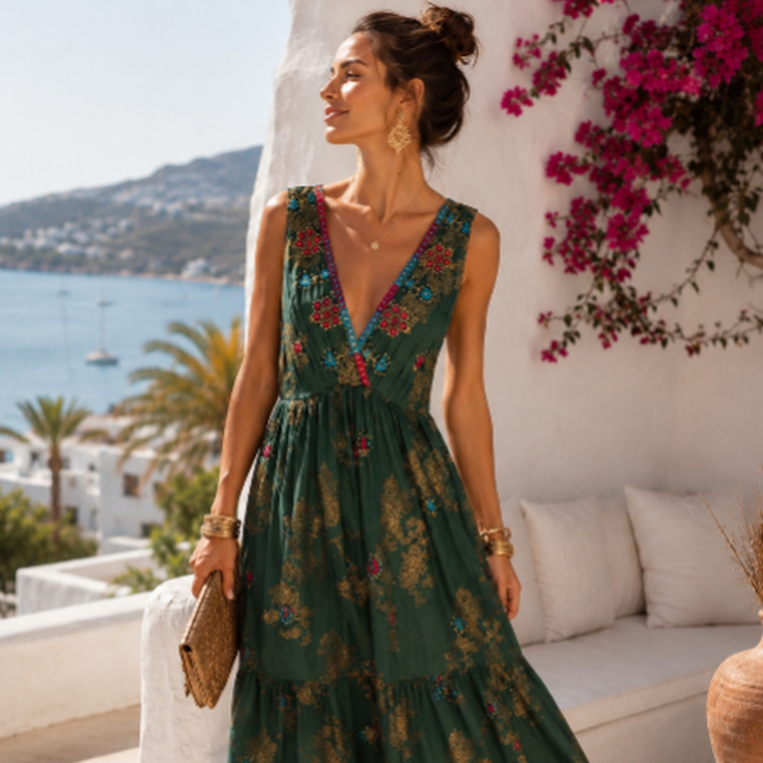 Vestido Jade — Maxi Floral
