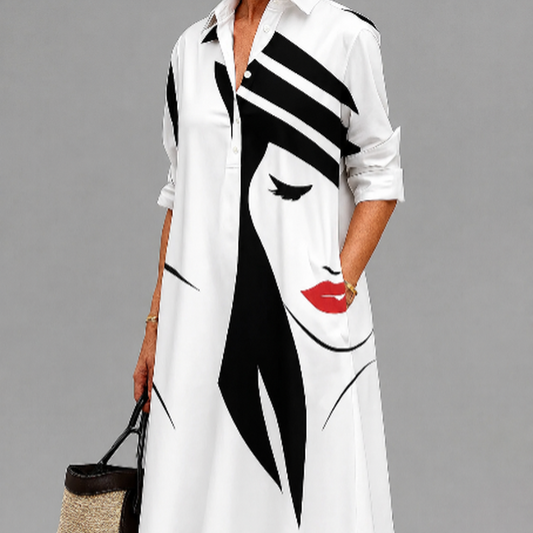 Yvette — Vestido Midi Atemporal
