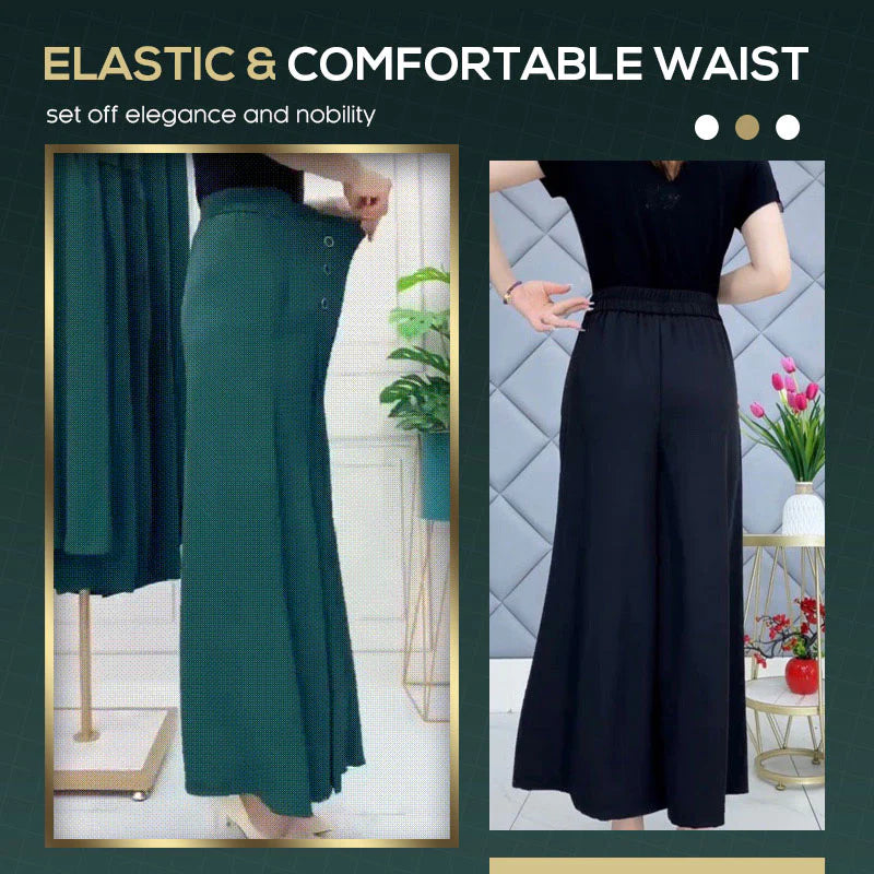 Elara — Pantalón Ancho Plisado, foto 9 — Lumavesta